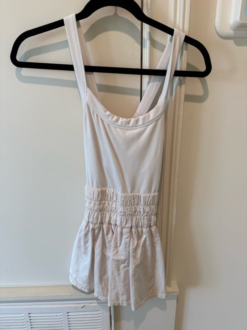 Free People Movement White Athletic Romper Size Small
